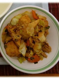 厚揚げの甘辛みそ炒め@倉敷市学校給食-レシピのメイン写真