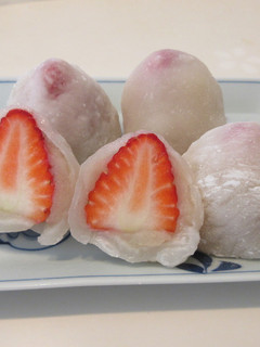 白花豆あんこのいちご大福-レシピのメイン写真