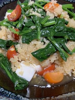 ほうれん草と豆腐のおろしポン酢和え-レシピのメイン写真