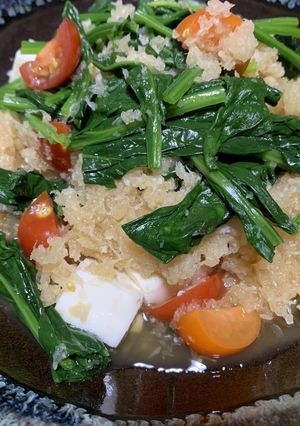 ほうれん草と豆腐のおろしポン酢和え-レシピのメイン写真
