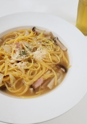 ひとつの鍋で☆お手軽スープパスタ-レシピのメイン写真