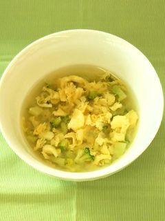 【離乳食中期】かきたまスープ-レシピのメイン写真