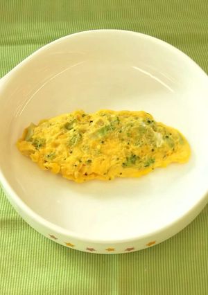 【離乳食後期】ツナチーズオムレツ-レシピのメイン写真
