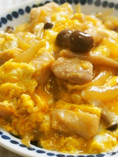 しめじ入り!親子丼♪むね肉であっさりと♪-レシピのメイン写真