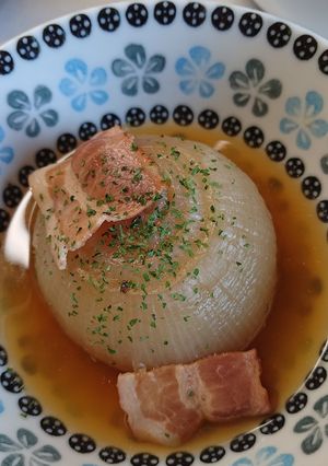 血液サラサラ　炊飯器で丸ごと玉ねぎスープ-レシピのメイン写真