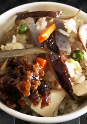七目(植物性)炊き込みご飯-レシピのメイン写真