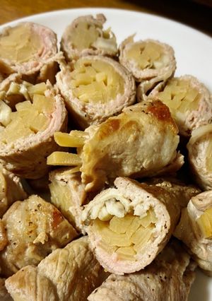 たけのこの煮物からの〜肉巻き！-レシピのメイン写真