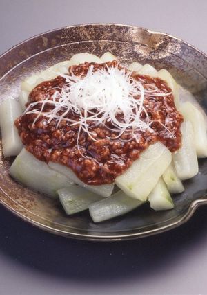 加賀太きゅうりの挽肉味噌炒め-レシピのメイン写真