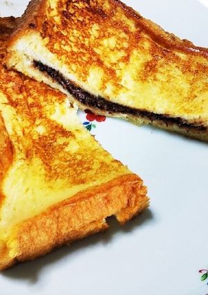板チョコ入りフレンチトースト-レシピのメイン写真