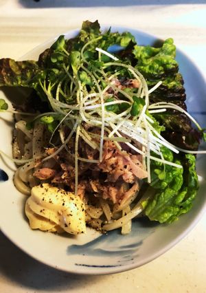サラダうどん超手抜きバージョン-レシピのメイン写真