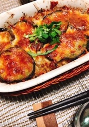 茄子とひき肉の味噌マヨグラタン-レシピのメイン写真