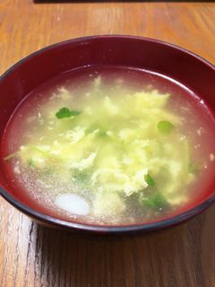 豆苗、コーン、ふわふわ卵のスープ-レシピのメイン写真