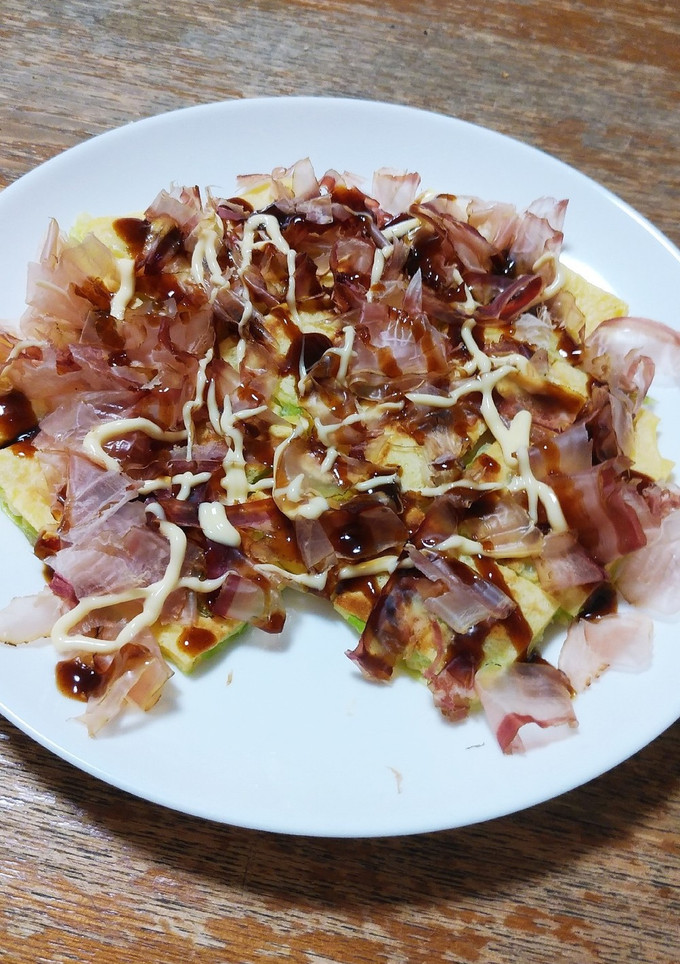 簡単！家にある材料できるお好み焼き-レシピのメイン写真