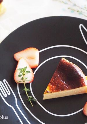 水切りヨーグルトでバスク風チーズケーキ-レシピのメイン写真