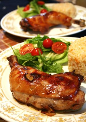 肉汁たっぷり☆お家で簡単ローストチキン-レシピのメイン写真