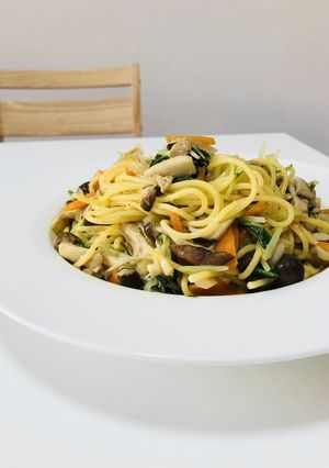 野菜を摂ろう!お腹いっぱい具沢山パスタ♪-レシピのメイン写真