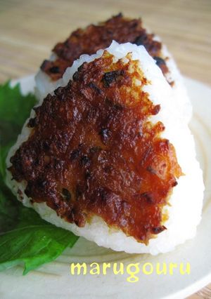 味噌が香る♪焼きおにぎり♪-レシピのメイン写真