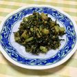 大根葉のにんにくごまマヨ醤油