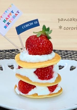 わんこ用パンケーキ 犬用ケーキ-レシピのメイン写真