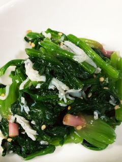 ほうれん草としらすの和え物-レシピのメイン写真