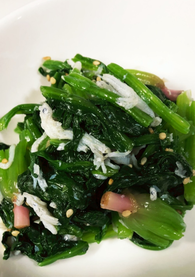 ほうれん草としらすの和え物-レシピのメイン写真