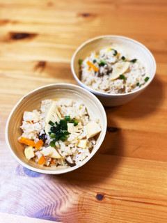 シャキシャキ食感!椎茸香るたけのこご飯-レシピのメイン写真