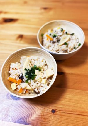 シャキシャキ食感！椎茸香るたけのこご飯-レシピのメイン写真