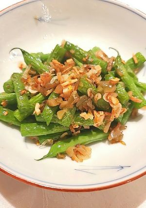 インゲンと干し海老のニンニク搾菜炒め-レシピのメイン写真