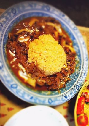 簡単！キノコたっぷりビーフストロガノフ！-レシピのメイン写真