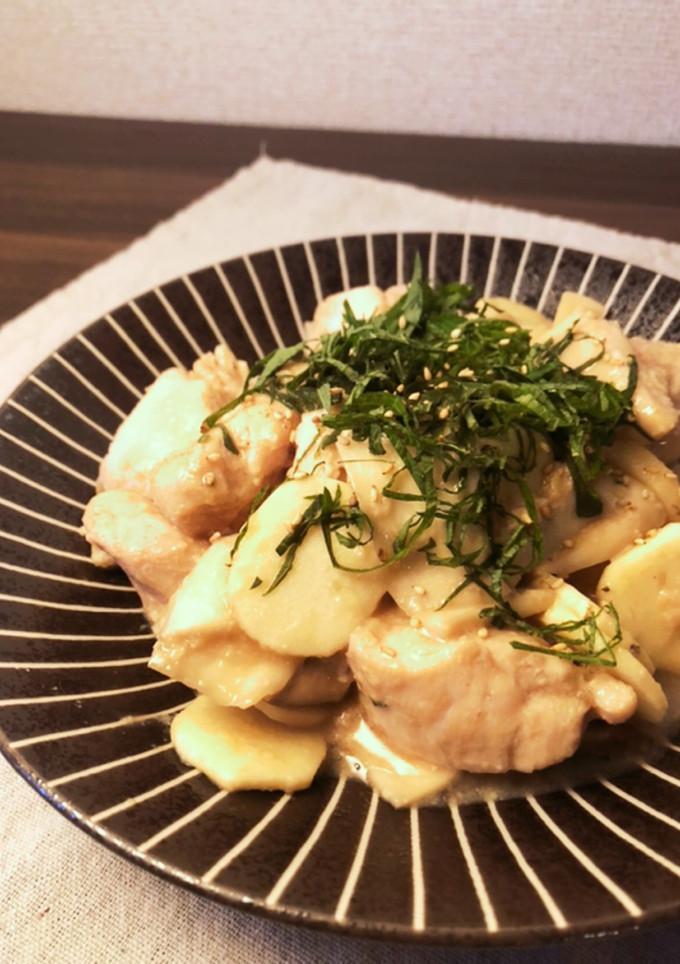 【塩麹香る】鶏胸肉と長芋の和風炒め-レシピのメイン写真