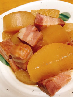 ベーコンと大根の煮物-レシピのメイン写真