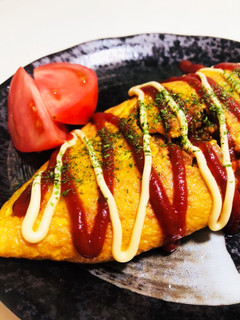 お麩でカサ増し♡簡単ジューシーオムレツ-レシピのメイン写真