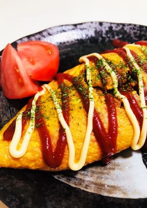 お麩でカサ増し♡簡単ジューシーオムレツ-レシピのメイン写真