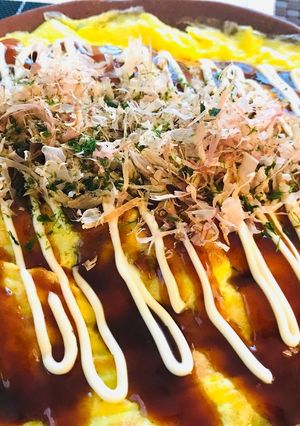 とんぺい焼き・グルテンフリーお好み焼き-レシピのメイン写真