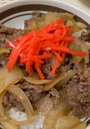 調味料2つだけ！簡単牛丼-レシピのメイン写真