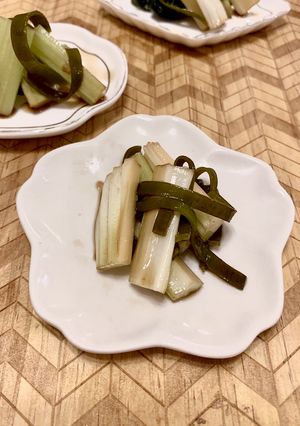 だし昆布活用！セロリのポン酢漬け-レシピのメイン写真