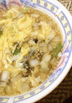 簡単＊ネギと若布の中華スープ＊-レシピのメイン写真