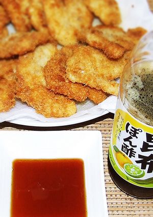 チキンカツをポン酢で食す-レシピのメイン写真