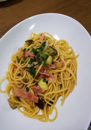 なすとベーコンきのこの和風パスタ-レシピのメイン写真