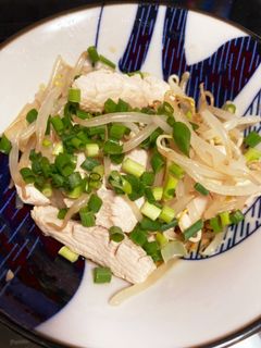 鶏胸肉ともやしのユッケ風-レシピのメイン写真