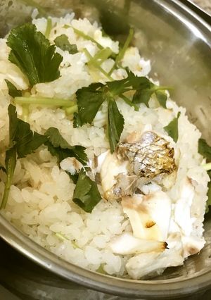 【電鍋レシピ】お魚屋さんの鯛めし-レシピのメイン写真