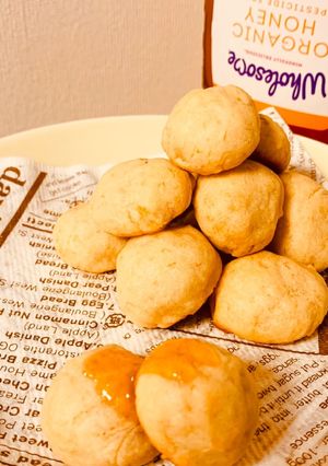 ハチミツで☆もっちりバナナプチパン！-レシピのメイン写真