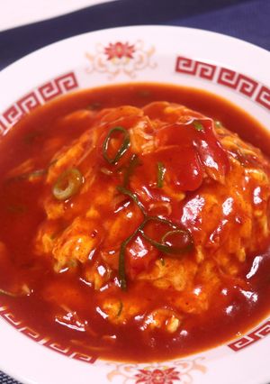 赤い天津飯♪-レシピのメイン写真