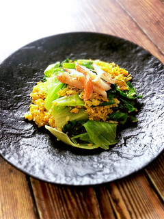 節約レシピ☆レタスとカニカマの炒飯-レシピのメイン写真