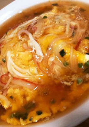 カニ玉キャベツの甘酢あんかけ-レシピのメイン写真