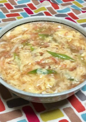 超簡単☆超激うまかき玉えび塩ねぎうどん♫-レシピのメイン写真