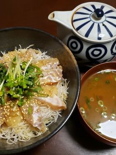 鯛のゴマだれ丼-レシピのメイン写真