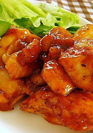 コクうま❤けちゃっぷヤンニョムチキン-レシピのメイン写真