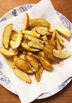 室温から加熱で、簡単外カリ中ほくポテト-レシピのメイン写真