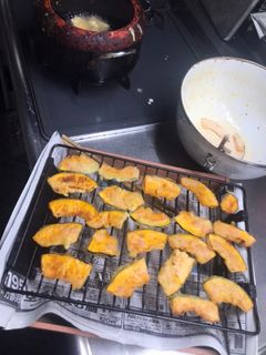 かぼちゃの天ぷら-レシピのメイン写真